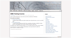 Desktop Screenshot of idms-training.com